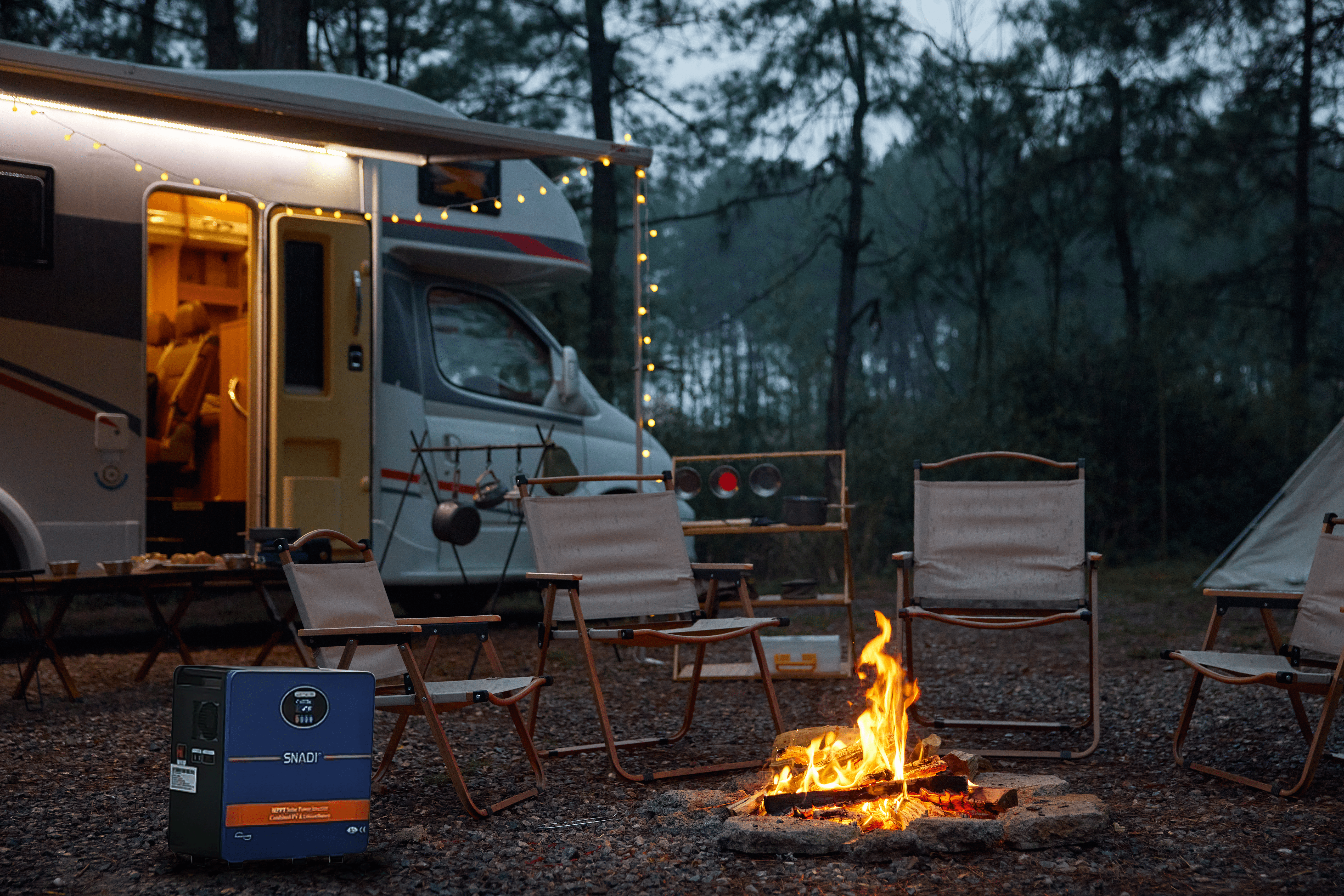 Portable power generator for camping مولد كهربائي محمول للتخييم