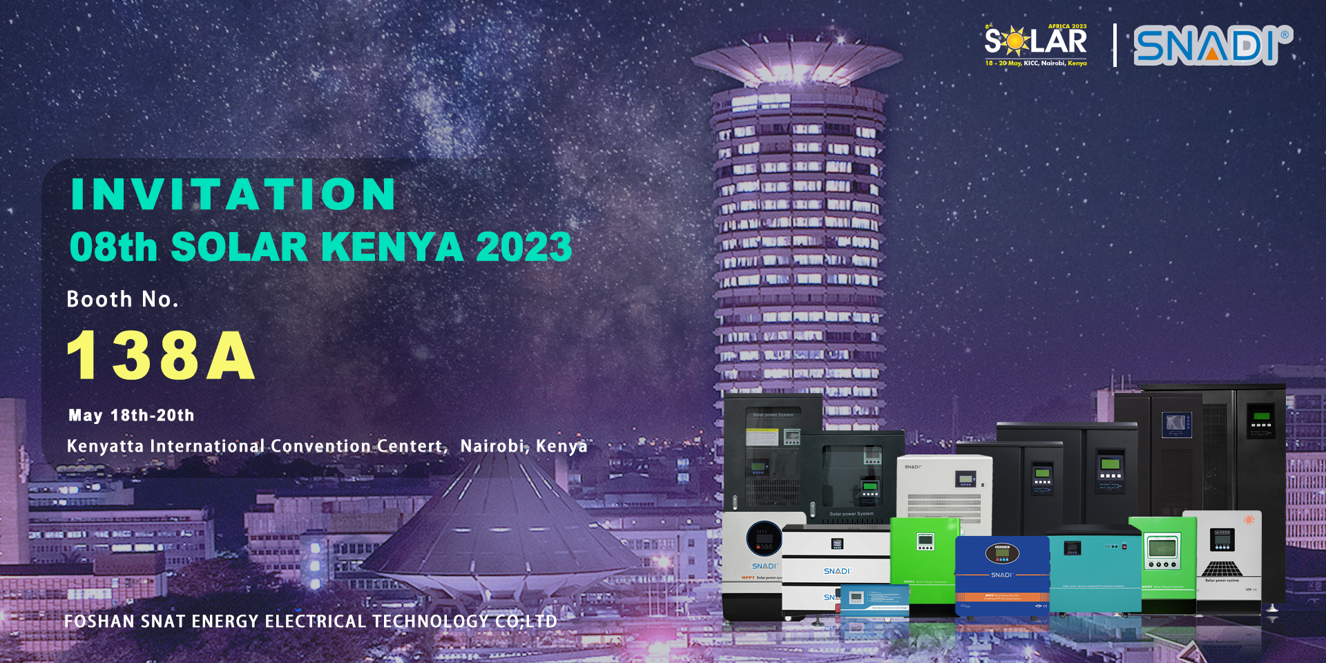 INVITATION- 08th SOLAR KENYA 2023 Exhibition_ دعوة - معرض سولار كينيا الثامن 2023_