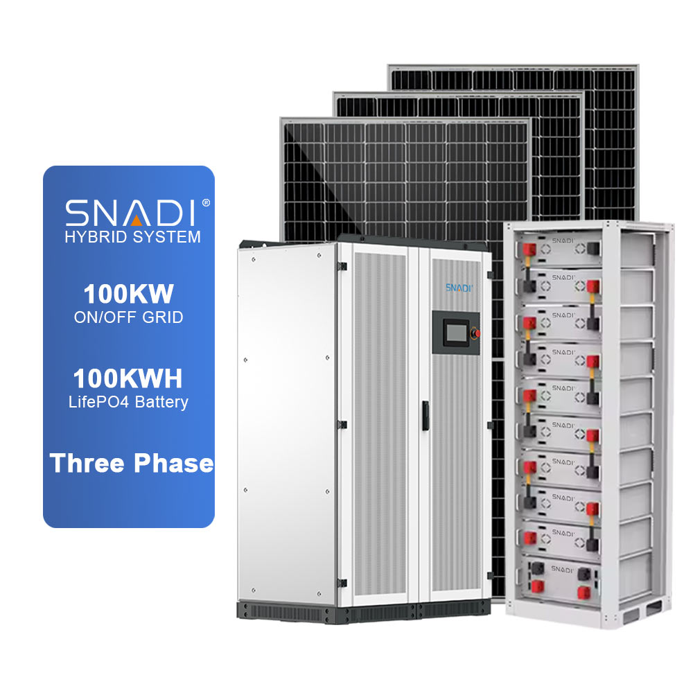 أنظمة تخزين الطاقة التجارية والصناعية SNADI 100KW 100KWH
