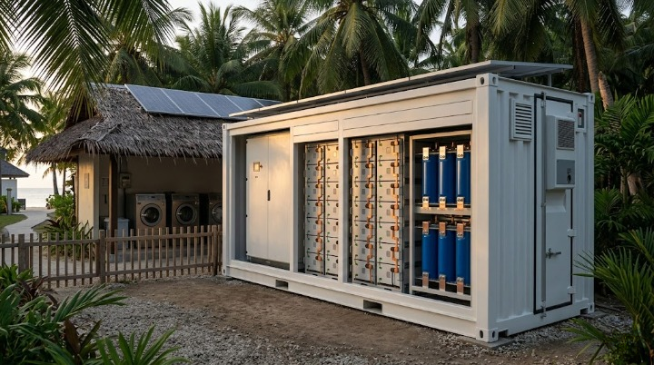 snadi-hybrid-ess-resort-power-solution-الفلبين